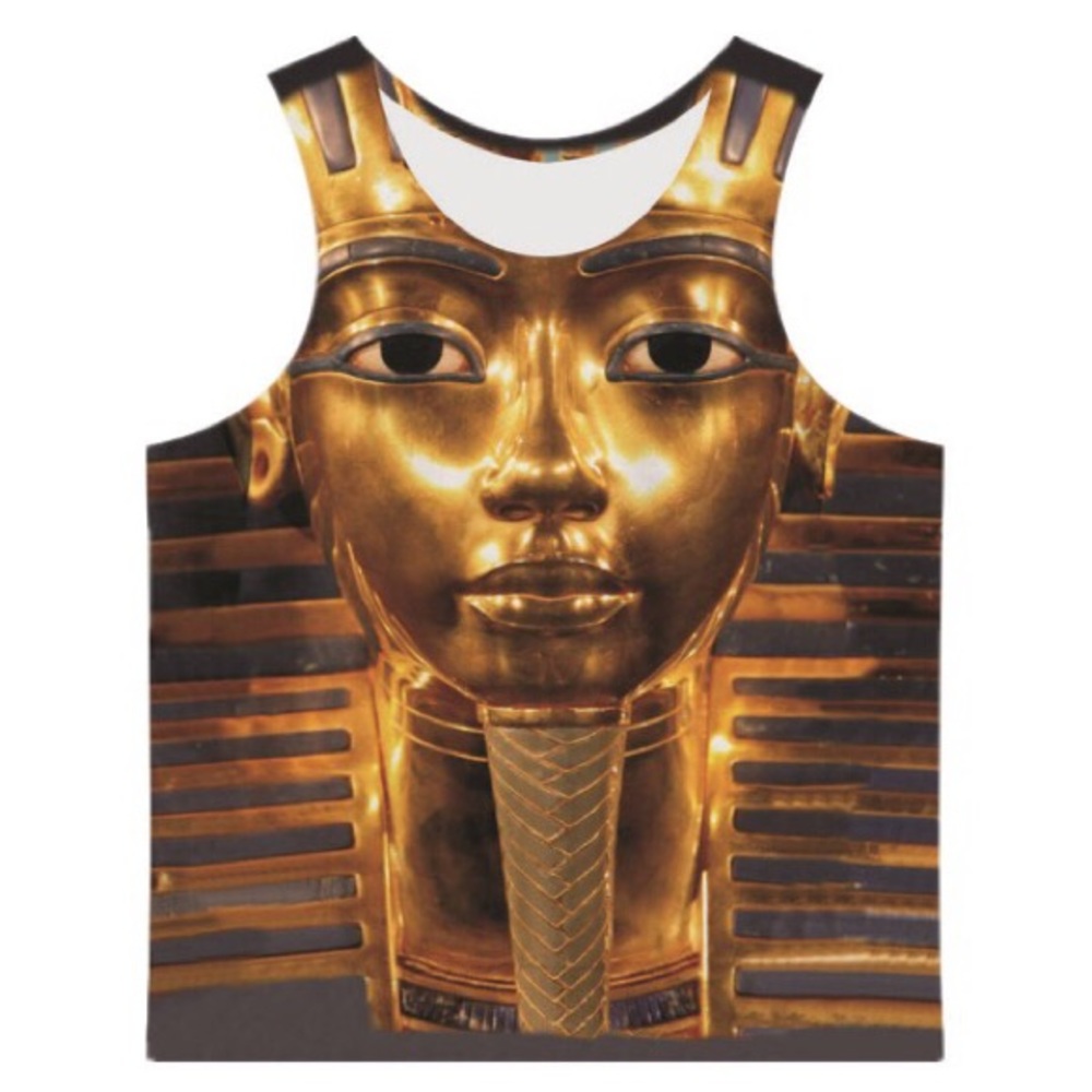 Egyptian Pharaoh Sarcophagus Tank Top